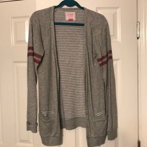 Pink brand Texas A&M University button up cardigan